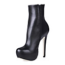 Leatherette Stiletto Heel Ankle Boots Party/Evening Shoes