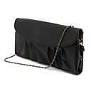 Damen: altmodische Kette PU-Leder Clutch Bag