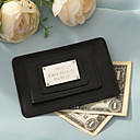 Personalized Leather Card Holder/Money Clip