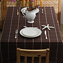 Brown Plaid Cotton Table Cloths