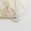 Aantrekkelijke 925 Sterling Zilveren Hart Vorm Hanger Collier