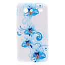 Caja azul Flor suave para Advance Samsung Galaxy S I9070