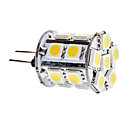 G4 3.5W 18x5050 SMD 280-300LM 3000-3500K Warm wit licht LED Corn Bulb (12V)
