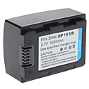 Vuelva a colocar la batería de vídeo digital Samsung BP105R para Samsung HMX-F80 HMX-F800 y Más (3.7V, 1030 mAh)
