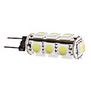 G4 2W 13x5050 SMD 160-180LM 6000-6500K Natural Luz Blanca Bombilla LED de maíz (12V)