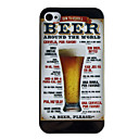 Beer Style Protective Back Case for iPhone 4/4S