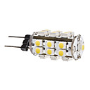 G4 1.5W 25x3528 SMD 120-140lm 3000-3500K bianco caldo lampadina LED Light Corn (12V)