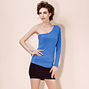 st um ombro-simples camisa blusa (mais cores)