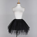 Demi-robe de Nylon Ball 3 Tier court Longueur jupons de glissement tenue de mariage