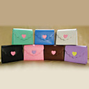 Hecho a mano en forma de corazón Mini PU cuero bolsa de Lolita dulce
