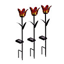 0.06W White Superbright Plastic LED Solar Garden Light