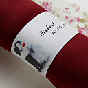 Personalized Paper Napkin Ring - Our Happy Wedding