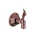 Style Antique Rose Gold Finish Parete gancio accappatoio in ottone singolo