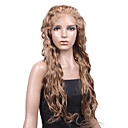 100% Indian Remy Hair 26 Inch 4cm Curly Full Lace Wigs