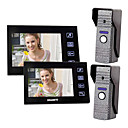 7"Color Video Door Phone , with SD card Picture Record,Taking Photo (2 Camera To 2 Monitor)