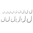 Flat Carbon Steel Fishhook with Right-Curved Point
