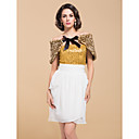 Fabulous Faux Fur With Animal Print Special Occasion Shawl