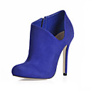 Suede Stiletto Heel Ankle Boots With Zipper Party / Evening Shoes (More Colors)