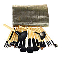 26pcs de alta qualidade projeto especial Mink jogo de escova de cabelo com punho de madeira