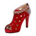 Suede Stiletto Heel Peep Toe / Ankle Boots With Hollow-out Party / Evening Shoes (More Colors)