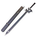 épée cosplay inspiré par l'épée d'art en ligne Kirito noir Elucidator épée