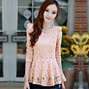 Women's Lace Blouse with Ruffles