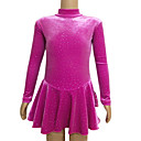 Korea Velvet Figure Skating Clothing Rose