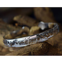 Chinese Karakter Dames Carved zilveren armband