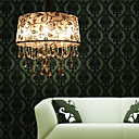 Candelabro tradicional 180W com 3 luzes e Cristal Pingentes frisados