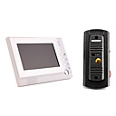 Vast Intercom 7 inch touch screen video deurtelefoon met verborgen camera (Binnenunit maken en opslaan 100pcs Foto)