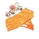 Women's Solid Color Sexy Low Rise Lace Boxer Underwear(Waist:58-93cm)
