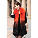 Fox Fur Turndown Collar Rabbit Fur Casual/Party Vest (More Colors)