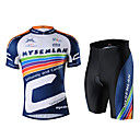 MYSENLAN PN Mesh + Flex materiales transpirables Trajes de manga corta ciclismo Hombres