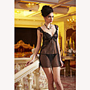 Lace Dots Transparent Dessous Kleid (Länge: 70cm Büste :84-120cm)