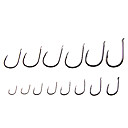 Carbon Steel Fishhook with Curved Point