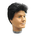 High Quality Synthetic Capless Short Straight Brown Men's Wigs