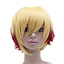 Lolita Wig Inspired by Zipper Golden and Wine Red  Mixed Color 45cm Punk