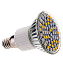 E14 60x3528 SMD 3.5W 400LM 2800-3200K Warmes Weißes Licht LED Spot Glühbirne (220-240V)