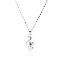 Women's Silver Snake Diamond 925 Pure Silver Necklace