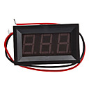 V27D 0.56" LED 3-Digit Direct-Current Voltmeter Meter Module (Black + Red, DC 2.5~30V)