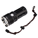 SkyRay King 3-Mode 3 x Cree XM-L T6 LEDs Flashlight (10W, 2000LM, 4x18650)