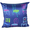Cartoon Still Life Chair Decorative Pillow Cover