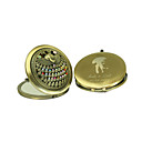 Personalized Peacock Design Chrome Mirror Favor