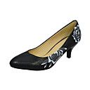 Gorgeous Leatherette Stiletto Heel Pumps With Flower Party / Evening Shoes