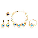 Évider strass cristal Flower Sun Set Bijoux Forme