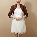 3/4 Sleeve Lace/Satin Evening/Wedding Wrap/Jacket (More Colors)