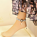 Handmade Gray Chiffon Rose Princess Lolita Anklet