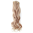 High Quality Synthetic 55cm Clip-In Wavy Hair Extension 6 Colors to Choose