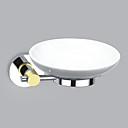 De style contemporain, fini chrome mur en alliage de zinc à cheval porte-savon en forme de cercle ()