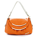 Women's Simple Contrast Color Print Shoulder Bag